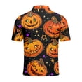 thumbnail image 6 of BRANROY Halloween Hawaiian Shirts for Men - Funny Graphic Short Sleeve Button Down Casual Summer Tops with Novelty Print and Lightweight Fabric for Beach Vacation and Party,Orange XL, 6 of 6