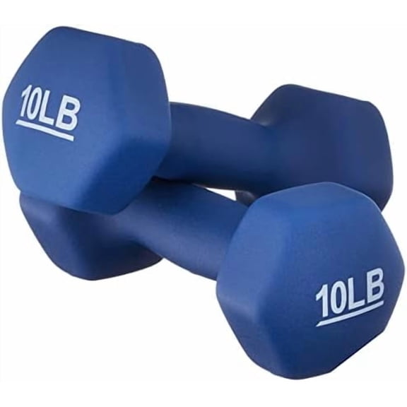Neoprene Dumbbell Hand Weights for Exercise and Muscle Toning