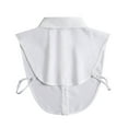 thumbnail image 7 of Baqcunre Clearance! Detachable Collar, Women Solid Ruffle Detachable Blouse with False Collar Half Elastic Waist Shirt Collar, Ties for Men, ,, 7 of 7