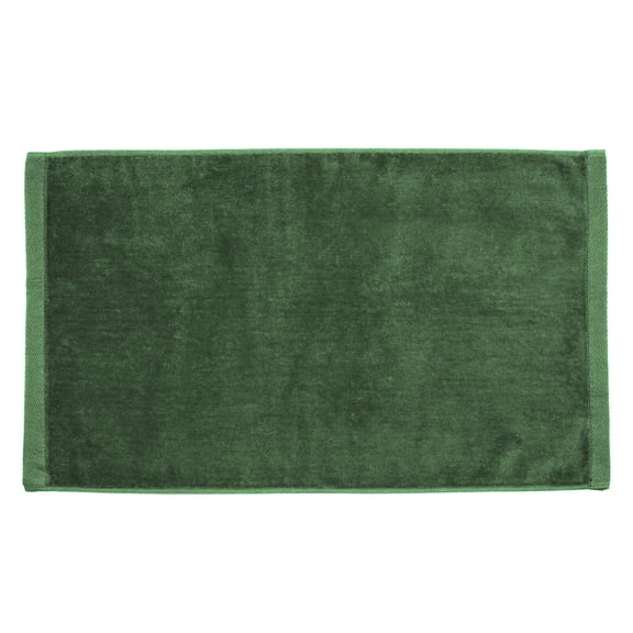 Premium Velour Hand Face Sports Towel 16"x26" Hunter Green