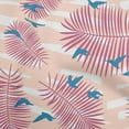 thumbnail image 1 of oneOone Viscose Chiffon Light Pink Fabric Tropical Plam Tree With Birds Diy Clothing Quilting Fabric Print Fabric By Yard 42 Inch Wide, 1 of 4
