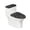 Bat Star Moon, variant on HELLHERO Turkey and Maple Leaf Pattern Toilet Seat Covers Set Stretch Toilet Lid Seat Cover & Pack of 2 Fits All Toilet Shapes Soft