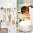 thumbnail image 7 of Yayeee 100% Cotton Hand Towels for Bathroom 16" x 28" Soft Absorbent Kitchen Towel, Beige Watercolor Seashells, 7 of 7