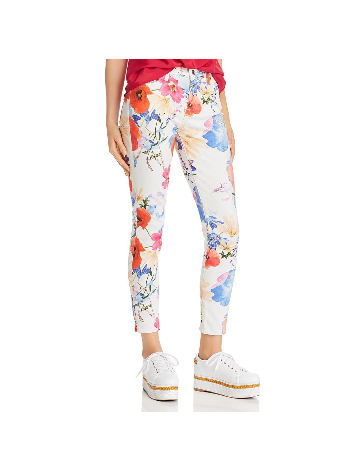 7 for all mankind floral jeans