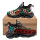 thumbnail image 1 of Zapatillas de tenis con estampado tribal azteca para mujer, zapatos planos suaves y antideslizantes, transpirables y cómodos para trabajar al aire libre, para otoño e invierno, nuevas, 1 of 6