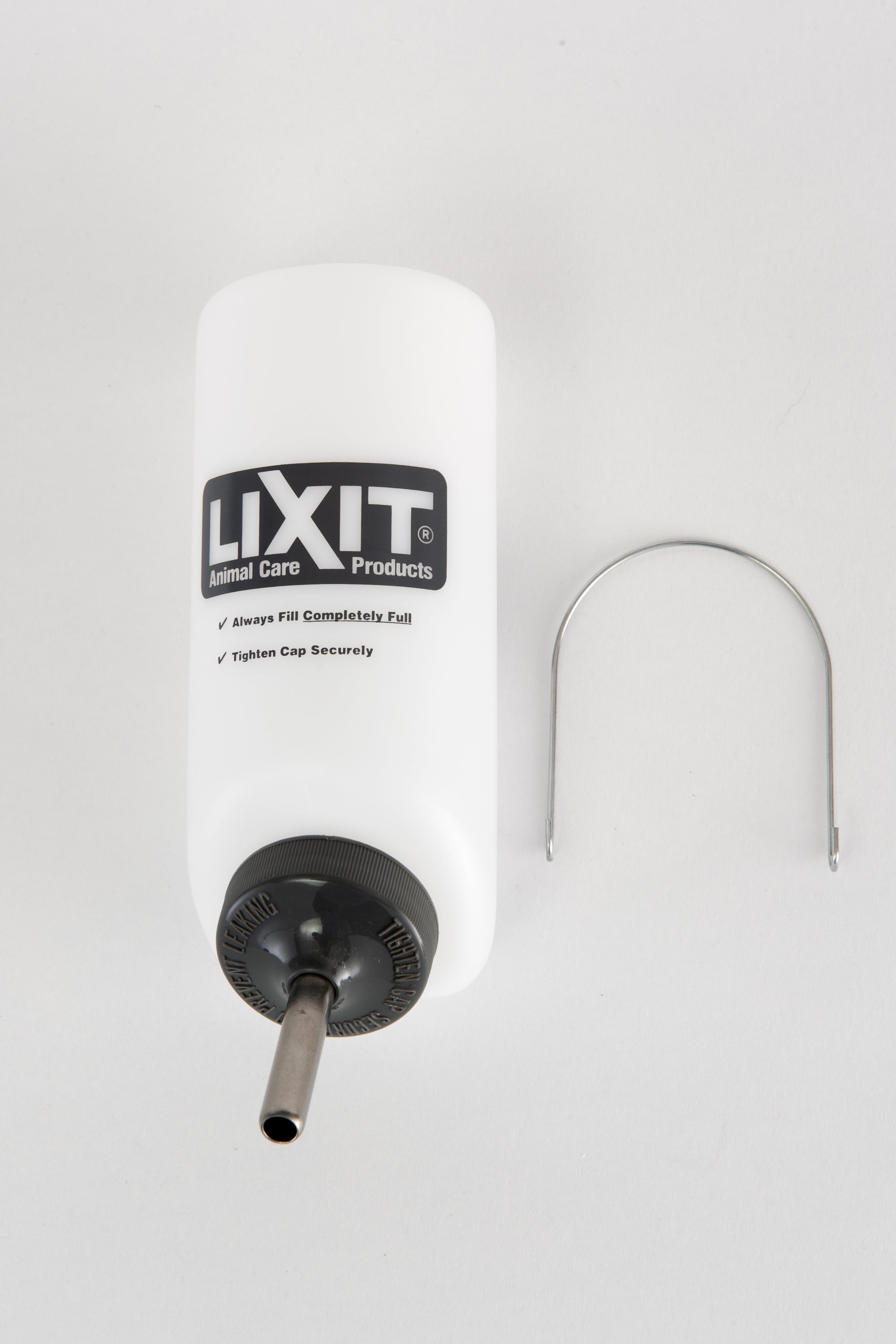 (2 pack) Lixit Wide Mouth Cage Water Bottles for Rabbits, Ferrets, Guinea Pigs, and Chinchillas