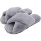thumbnail image 1 of Zapatillas de invierno para mujer, zapatillas de felpa mullidas y cálidas para interiores, zapatillas ligeras para el hogar, zapatillas planas cómodas antideslizantes, 1 of 5