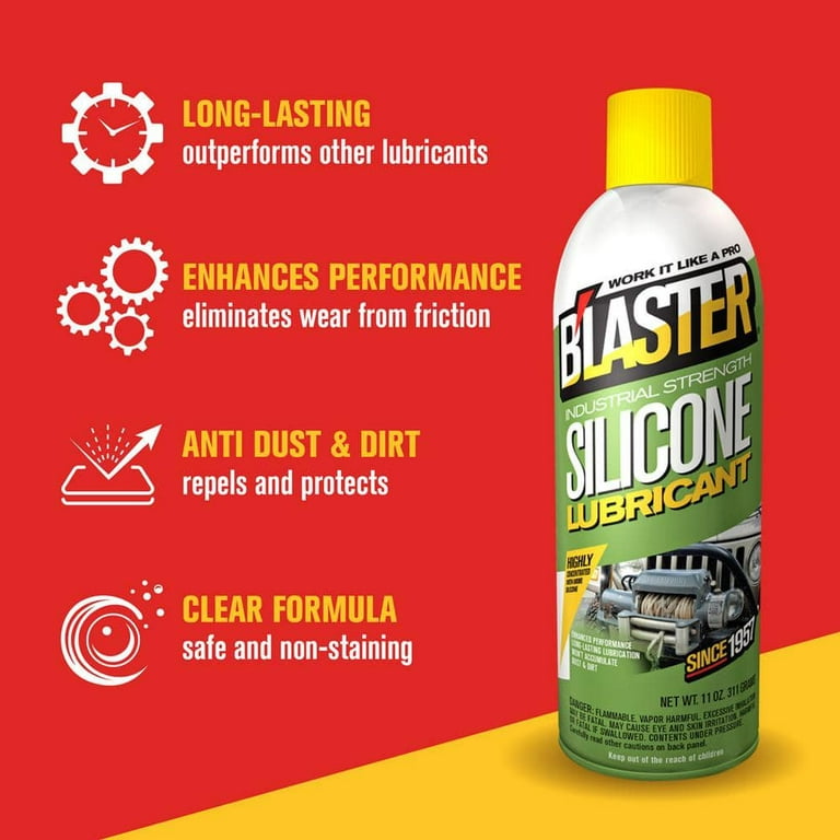 B'laster 16-SL Industrial Strength Silicone Lubricant - 11-Ounces