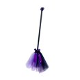 thumbnail image 4 of Escoba de bruja de Halloween, palos voladores de mago, escobas para niños para mascarada violeta, 4 of 9