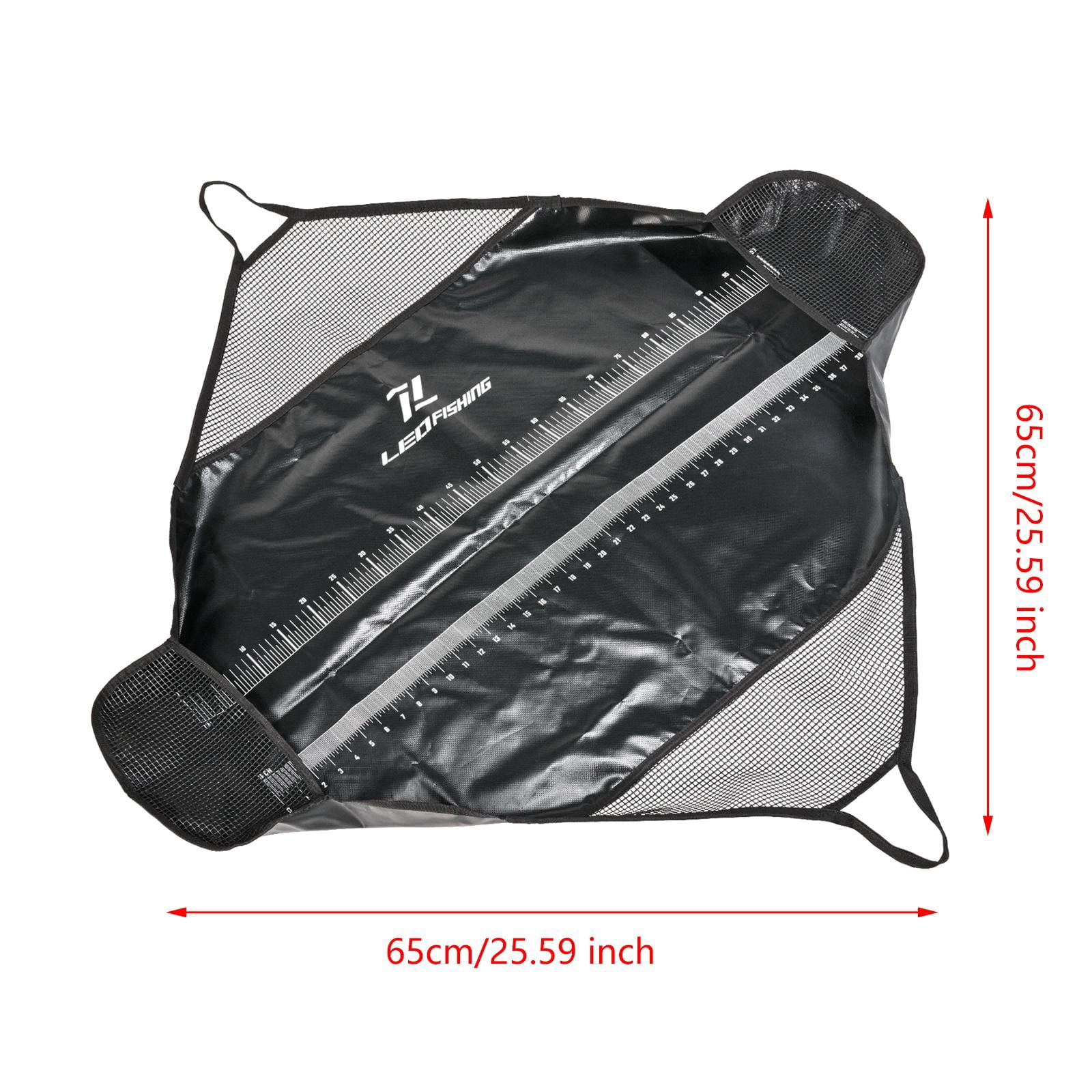 SunniMix Weighing Bag Built in Ruler Portable ing Tournament Weight Bag