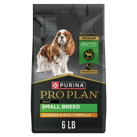 Purina Pro Plan Dry Small Breed Dog Food Chicken and Rice Formula With Guaranteed Live Probiotics