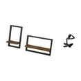 thumbnail image 1 of Estantes de pared para almacenamiento,Estantes flotantes de madera Estantes de pared de madera,Estantes de pared para almacenamiento y exhibición,Figura de escritorio,Escultura abstracta de, 1 of 8