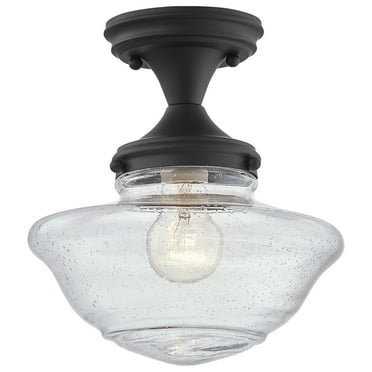 Design House  Schoolhouse Ceiling Light in Matte Black
