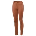 thumbnail image 2 of A2Y Women's Comfort Mordern Stretch Skinny Ponte Pants Light Rust S, 2 of 7