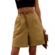 thumbnail image 1 of Pantalones Anchos Pantalones holgados para mujer Cintura elástica informal Forma de H Vacaciones Vacaciones (Beige XXL) Ygjytge para Mujer Beige T XL, 1 of 7