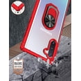 thumbnail image 2 of Amuoc Samsung Galaxy Note 10 Case, [ Military Grade ] 15ft. Drop Tested Protective Case | Kickstand | Compatible with Samsung Galaxy Note 10 / Note 10 5G Case -Red, 2 of 7