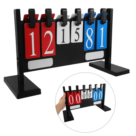 ELAYARD Weatherproof Plastic Scoreboard with Simple for Multiple Sports Events and Outdoor Use
