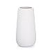 thumbnail image 3 of D'vine Dev 10 Inch Modern White Ceramic Vase, Oval-Shaped, Textured Flower Vase with Design Box Packaged, VS-TW-10T, 3 of 4