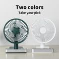 thumbnail image 3 of Amdohai Summer Shake Head Fan Digital Display Reminder USB Convenient Charging Ultra Silent Mini Desktop Fan, 3 of 8