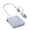 White, variant on Metal ABS USB C And A Card Reader With 5 Slot And USB 3.1 Technology For Quick Data Access