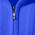 thumbnail image 3 of LOVZFMLL Sweaters for Men, Solid Color Turtleneck Ribbed Pullover, Classic Casual Half-Zip Stretchy Layering Shirt, Fall Clothes, Warm Winter Tops, 3 of 8