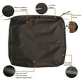 thumbnail image 5 of Classic Accessories Ravenna® Rectangular Patio Seat Cushion Slip Cover - Durable Outdoor Cushion, Espresso, 21"L x 19"W x 3"Thick, 5 of 16