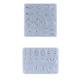 thumbnail image 1 of 2 piezas de resina para pendientes herramientas colgantes pendientes artesanales regalos de Navidad, 1 of 6