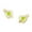 Colorname Bmonth: Yellow / 9x9mm  August, variant on 14k Yellow Gold November Yellow CZ Cupids Arrow Screw-Back Earrings - Measures 9x9mm
