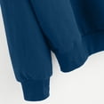 thumbnail image 4 of Bjutir Womens Sweatshirts Fashion Casual Cat Print Round Neck Sweater Loose Long Sleeve Pullover Navy, 4 of 5