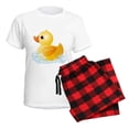 thumbnail image 5 of CafePress - Rubber Duck Pajamas - Women's Short Sleeve Print T-Shirt and Pants Light Cotton Pajama Set, 5 of 7