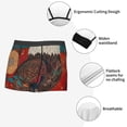 thumbnail image 3 of Sikiie Sunflower Bald Eagle Print Men's Boxer Briefs, Elastic Waistband Boxer Briefs Leggings-XX-Large, 3 of 5