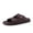 Brown, variant on Nation Slip On Slides for Men with Adjustable Straps, Cushioned Footbed and Ridged Grip Outsole - Everyday Mens Sandals