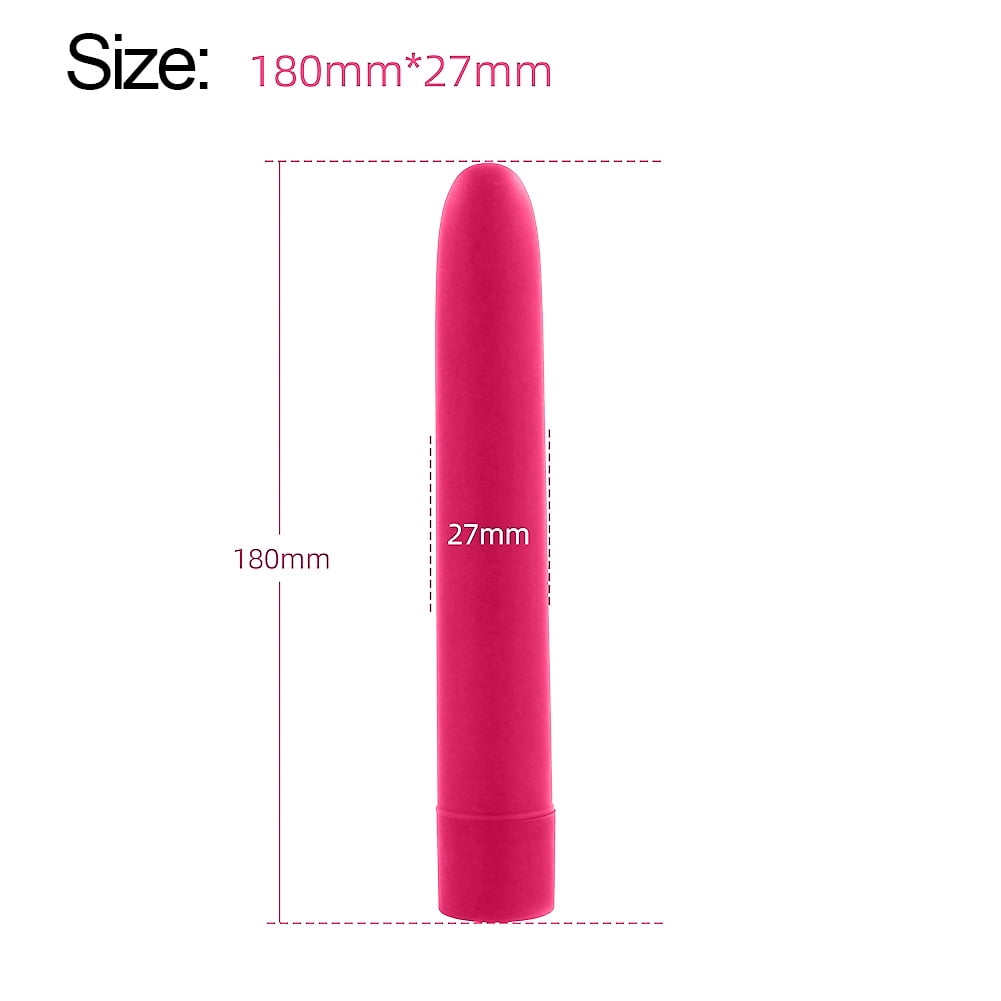 CENTEREL 7" Classic Vibrator 1 Button 10 Functions Water-Resistant Motor Adult Sex Toy-Pink