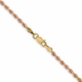 thumbnail image 4 of 14K Tri-Color 2.5mm D/C Rope Chain (20 X 2.5) Made In Peru 018tc-20, 4 of 5