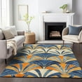 thumbnail image 5 of Dalyn Rugs Machine Washable Indoor/Outdoor Chantille ACN2178 Blue 5' x 7'6" Rug, 5 of 9