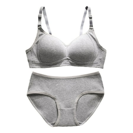 Seamless Sports Bra and Panty Set for Women High Stretch Sports Bralette Set Underwear Set Large Size Sports