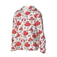 thumbnail image 2 of Sigee Amanita Red Mushroom Print UPF50+ Men's Sun Protection Hoodie Shirt SPF UV Shirt Long Sleeve Fishing Outdoor Lightweight, S-3XL, 2 of 9