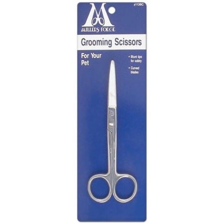 MILLERS FORGE GOLD Ice Tempered 7 1/4" STRAIGHT SHEAR Scissor*Pet Dog Grooming 