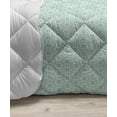 thumbnail image 3 of Turquoise Down Alternative Comforter, Quills Design Bird Feathers Abstract Animal Elements Nature Inspired, Microfiber Quilt for All Season, 5 Sizes, Turquoise White Beige, by Ambesonne, 3 of 3