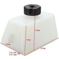 thumbnail image 1 of 1L White Plastic Motorcycle Fuel Tank For Mini Engine Dirt Bike Dirt Bike Motorcycle Filter Acc~19873, 1 of 1