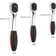 thumbnail image 4 of Yaju Socket Wrench 3pcs Ratchet Socket Wrench Set 1/4 3/8 1/2 Drive Socket Set 72 Teeth Reversible Ratchets Cv Steel Wrench Tool Quick Lever Relea, 4 of 5