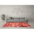 thumbnail image 3 of Ahgly Company Indoor Rectangle Abstract Orange Modern Area Rugs, 6' x 9', 3 of 4