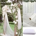 thumbnail image 2 of Rollo de Organza de boda de 10m y 48cm, tela de Organza de cristal transparente para decoración de boda, hilo de boda DIY, suministros para fiestas y eventos, 2 of 4