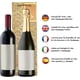 thumbnail image 3 of Juego de 10 bolsas de regalo doradas para botellas de vino y champán 36x12x10, 3 of 3
