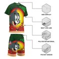 thumbnail image 4 of Tom And Jerry Boys Girls Short Sleeve Mesh T-Shirt And Shorts Outfit Set Summer Clothes Set for Kids, 4 of 8