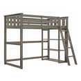 Better Homes and Gardens Kane Twin Loft Bed, Gray