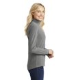thumbnail image 3 of Port Authority ®  Ladies Microfleece 1/2-Zip Pullover. L224 M Pearl Grey, 3 of 4