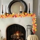 thumbnail image 4 of Decoraciones de Halloween, adornos de Halloween, regalos de Halloween, enredaderas de hojas de arce falsas de Halloween, decoración de otoño, planta verde artificial, hoja de arce de plástico, enredad, 4 of 6