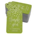 thumbnail image 1 of Inkdotpot Real Silver Foil ThankYou For Celebrating With Me Birthday Tags Favor Hang Paper Tags 100 Pack, 1 of 6
