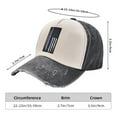 thumbnail image 3 of Retro Police America Flag Distressed Baseball Cap Dad Hats for Men Women Vintage Trucker Hat Low Profile Ball Caps, 3 of 7